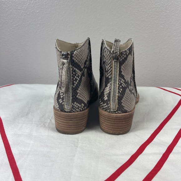 Dolce Vita Tavin Vegan Faux Leather Snake Booties 6.5 - Picture 4 of 7